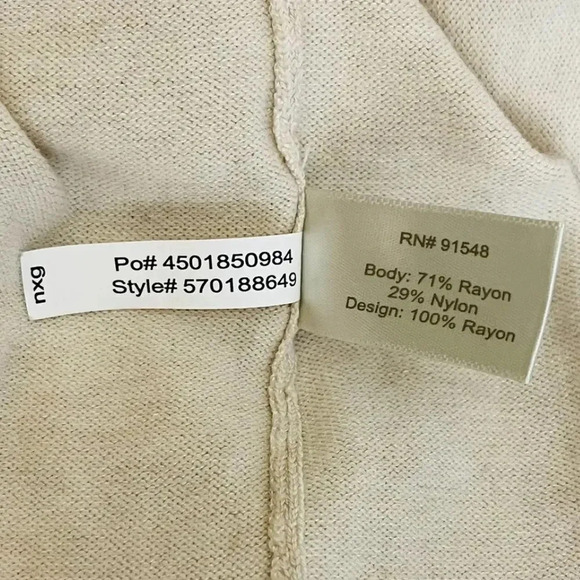 Boston Proper Fair Isle Sweater Size Small Cowl Neck Rhinestones Oversized EUC - Picture 7 of 8